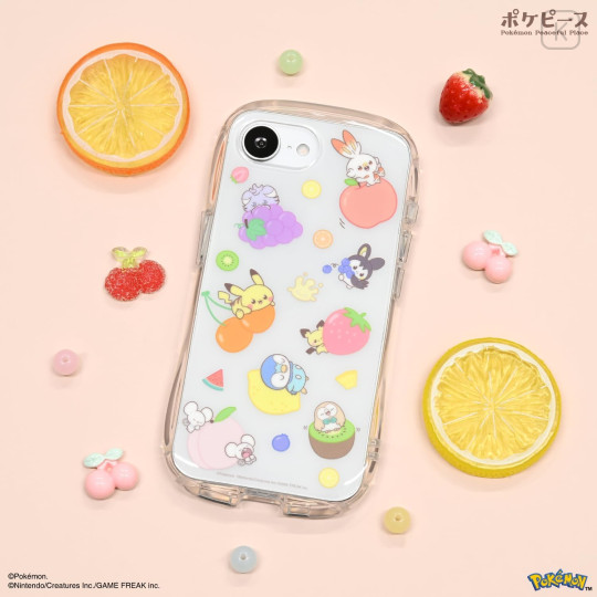 Japan Pokemon Camera Frame iPhone 16e / 17e Case - Pokepeace Fruits - 7