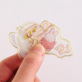 Japan Miffy Wax Style Seal Sticker - Miffy : Dance Gold Foil - 4