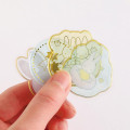 Japan Miffy Wax Style Seal Sticker - Miffy : Star Gold Foil - 4