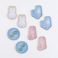 Japan Miffy Wax Style Seal Sticker - Miffy : Duck Friend Gold Foil - 3