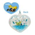 Japan The Powerpuff Girls Floating Sequins Keychain - Bubbles Fight - 2