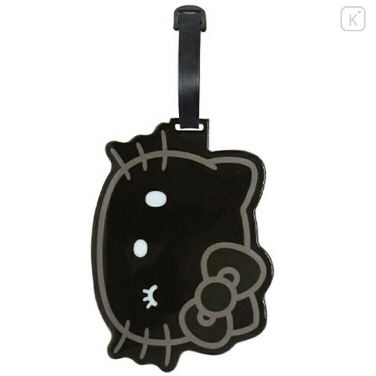 Japan Sanrio Luggage Tag - Hello Kitty : Monochrome - 1