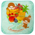 Japan Monchhichi Mini Towel Handkerchief - Furukawashiko Fruit Parlor s - 1