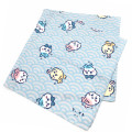 Japan Chiikawa Water-Repellent Furoshiki Wrapping Cloth - Chiikawa & Hachiware & Usagi : Seigaiha Wave Pattern Fish - 1