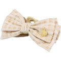 Japan Chiikawa Mascot Hair Claw Clip - Usagi : Fluffy Ribbon Gingham - 1