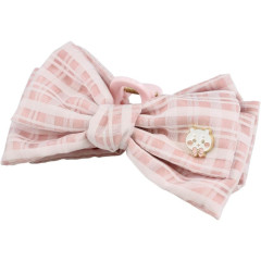 Japan Chiikawa Mascot Hair Claw Clip - Chiikawa : Fluffy Ribbon Gingham