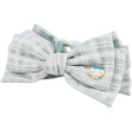 Japan Chiikawa Mascot Hair Claw Clip - Hachiware : Fluffy Ribbon Gingham - 1