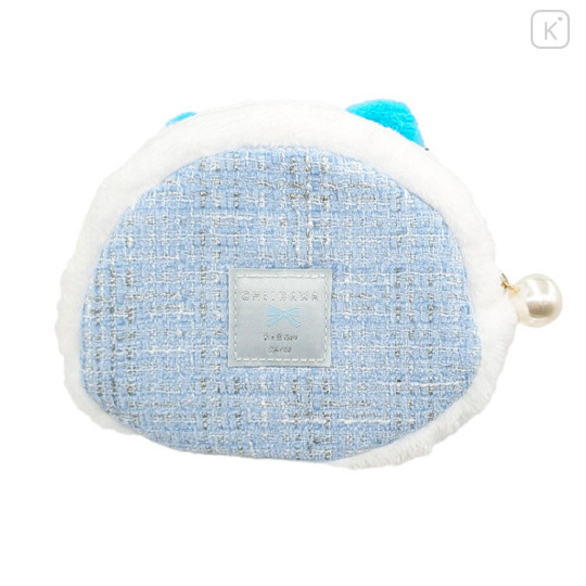 Japan Chiikawa Face Cosmetic Pouch - Hachiware : Ribbon - 2