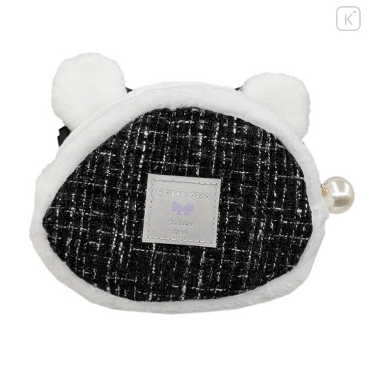 Japan Chiikawa Face Cosmetic Pouch - Momonga : Ribbon - 2