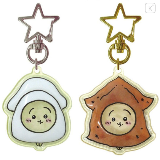 Japan Chiikawa Plump 3D Acrylic Keychain Set - Usagi : Squid - 1