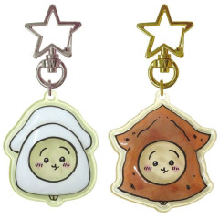 Japan Chiikawa Plump 3D Acrylic Keychain Set - Usagi : Squid
