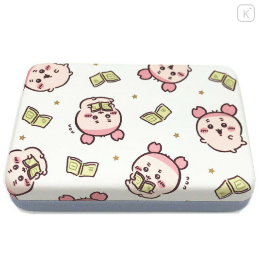 Japan Chiikawa Palm-Sized Accessory Case with Mirror - Furuhonya Kani-chan : Happy - 1