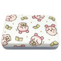 Japan Chiikawa Palm-Sized Accessory Case with Mirror - Furuhonya Kani-chan : Happy - 1