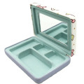 Japan Chiikawa Palm-Sized Accessory Case with Mirror - Furuhonya Kani-chan : Happy - 2
