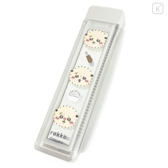 Japan Chiikawa Folding Compact Comb & Mirror - Rakko : Face - 1