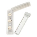 Japan Chiikawa Folding Compact Comb & Mirror - Rakko : Face - 2