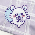 Japan Chiikawa Frill Tote Bag - Momonga : Ribbon Gingham - 3