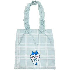 Japan Chiikawa Frill Tote Bag - Hachiware : Ribbon Gingham