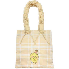 Japan Chiikawa Frill Tote Bag - Usagi : Ribbon Gingham