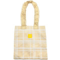 Japan Chiikawa Frill Tote Bag - Usagi : Ribbon Gingham - 2