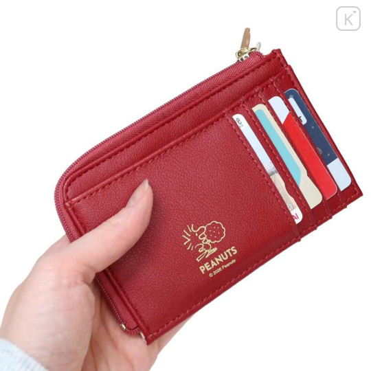 Japan Peanuts Coin & Card Case - Snoopy & Woodstock : Snack Time Chef - 2