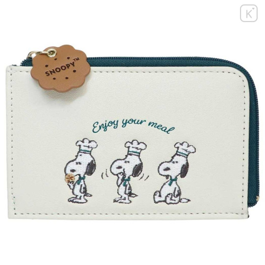 Japan Peanuts Coin & Card Case - Snoopy : Snack Time Chef - 1
