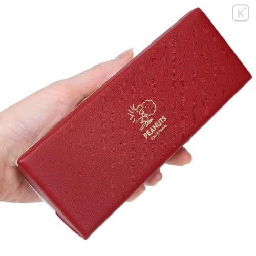 Japan Peanuts Glasses Case with Cloth - Snoopy & Woodstock : Snack Time Chef - 4
