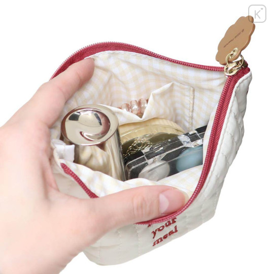 Japan Peanuts Cosmetic Pouch - Snoopy & Woodstock : Snack Time Chef - 3