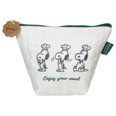 Japan Peanuts Cosmetic Pouch - Snoopy : Snack Time Chef