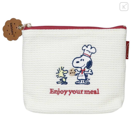 Japan Peanuts Tissue Pouch - Snoopy & Woodstock : Snack Time Chef - 1