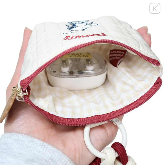 Japan Peanuts Strap Mini Pouch - Snoopy : Snack Time Chef A - 3
