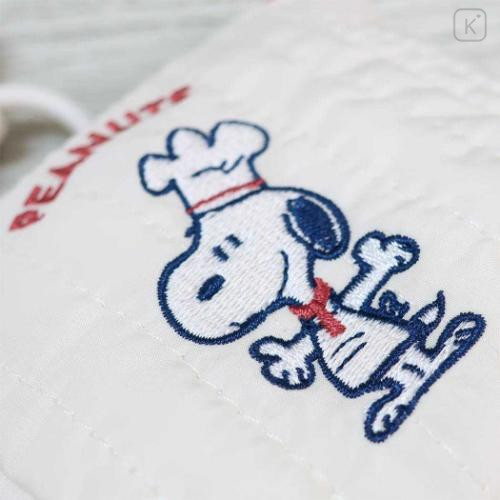 Japan Peanuts Strap Mini Pouch - Snoopy : Snack Time Chef A - 4