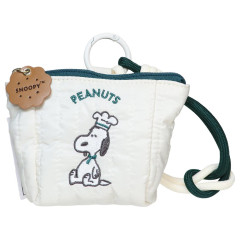 Japan Peanuts Strap Mini Pouch - Snoopy : Snack Time Chef B