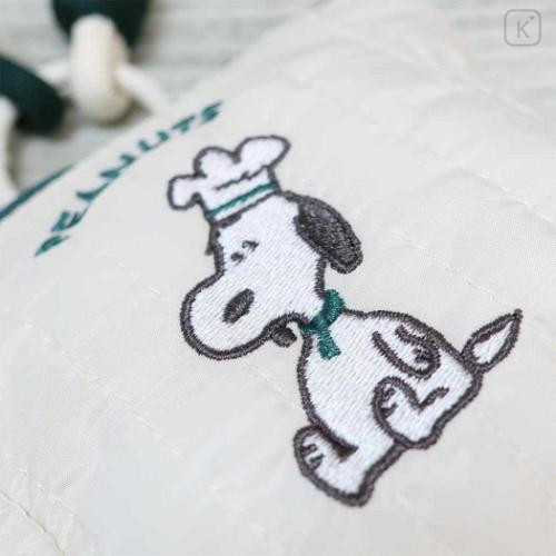 Japan Peanuts Strap Mini Pouch - Snoopy : Snack Time Chef B - 4