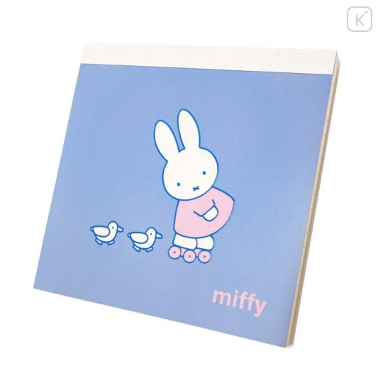 Japan Miffy Square Memo Pad - Miffy : Duck Friend - 1