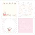 Japan Miffy Square Memo Pad - Miffy : Dance - 2