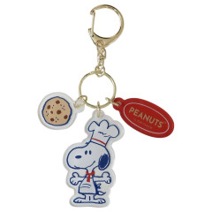 Japan Peanuts Keyring Acrylic Keychain - Snoopy : Snack Time Chef A