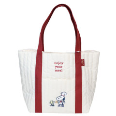 Japan Peanuts Tote Bag - Snoopy & Woodstock : Snack Time Chef