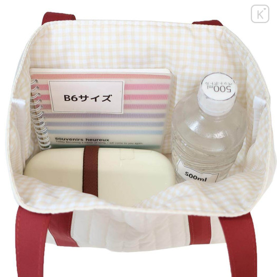 Japan Peanuts Tote Bag - Snoopy & Woodstock : Snack Time Chef - 3