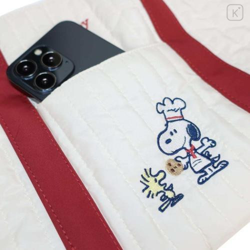 Japan Peanuts Tote Bag - Snoopy & Woodstock : Snack Time Chef - 4