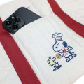 Japan Peanuts Tote Bag - Snoopy & Woodstock : Snack Time Chef - 4