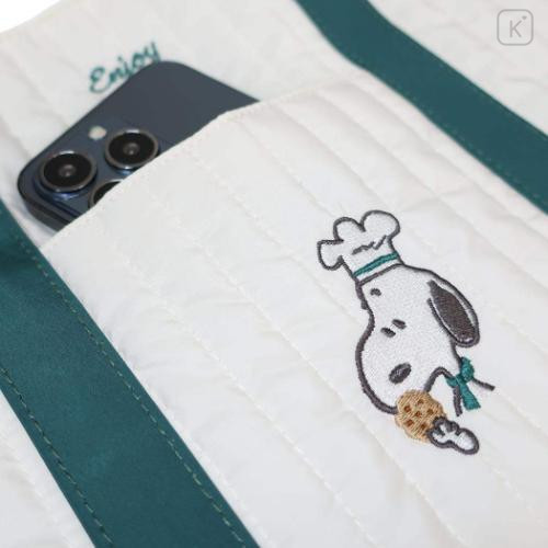 Japan Peanuts Tote Bag - Snoopy : Snack Time Chef - 4