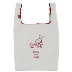 Japan Peanuts Eco Bag - Snoopy & Woodstock : Snack Time Chef