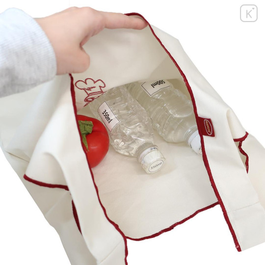 Japan Peanuts Eco Bag - Snoopy & Woodstock : Snack Time Chef - 3