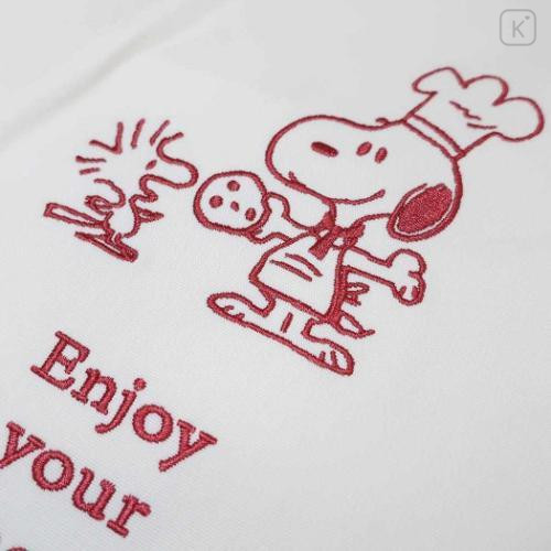 Japan Peanuts Eco Bag - Snoopy & Woodstock : Snack Time Chef - 4