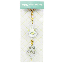 Japan Miffy Acrylic Keychain Connecting Charm - Miffy : Star Cloud