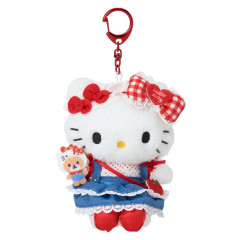 Japan Sanrio Original Mascot Holder - Hello Kitty : Character Grand Prix 4th Edition Outfit Collection