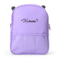 Japan Sanrio Original 2-Way Plush Crossbody Shoulder Pouch Bag - Kuromi Character Grand Prix 4th Edition Outfit Collection - 3