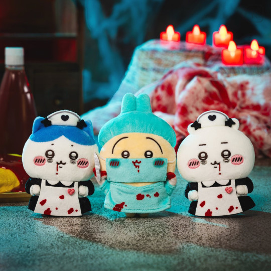 [Pre-order] Japan Chiikawa Costume Mascot - Kurimanju : Halloween Edamame - 4
