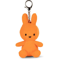 Japan Miffy Corduroy Keychain - Miffy : Orange